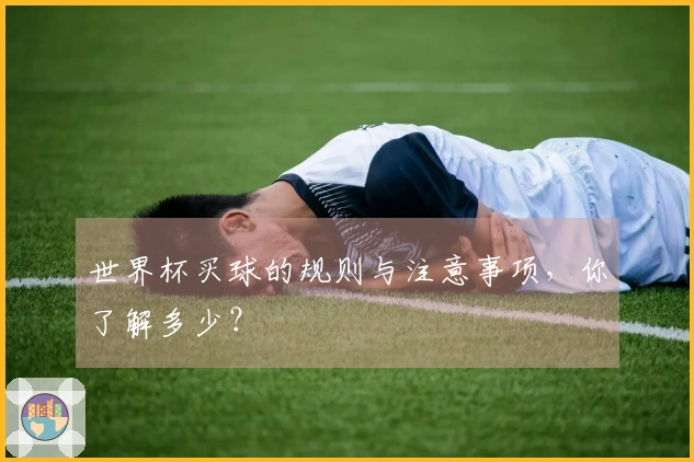 世界杯买球的规则与注意事项，你了解多少？